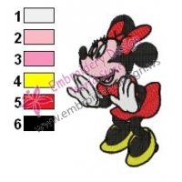 Minnie Mouse Cartoon Embroidery 27